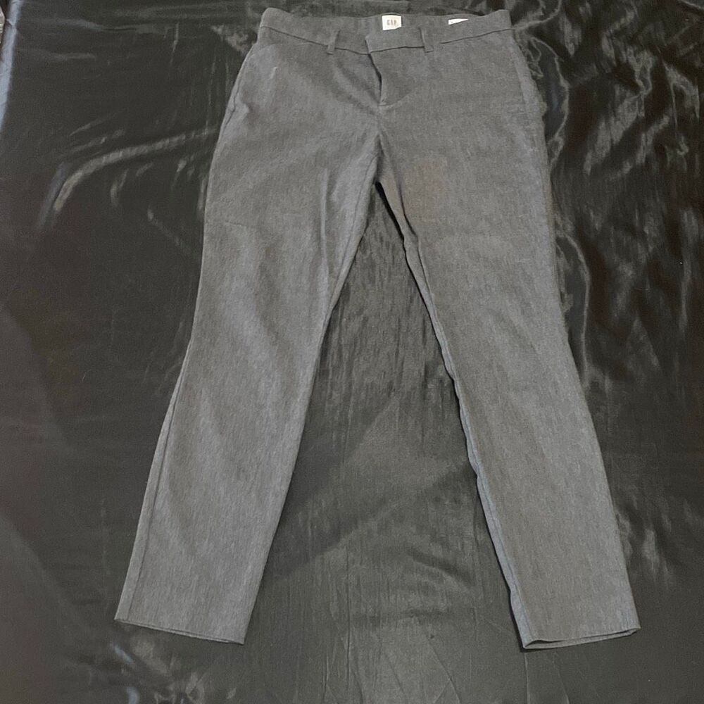 GAP stretchy grey signature women’s work dress pants skinny ankle pants size 8